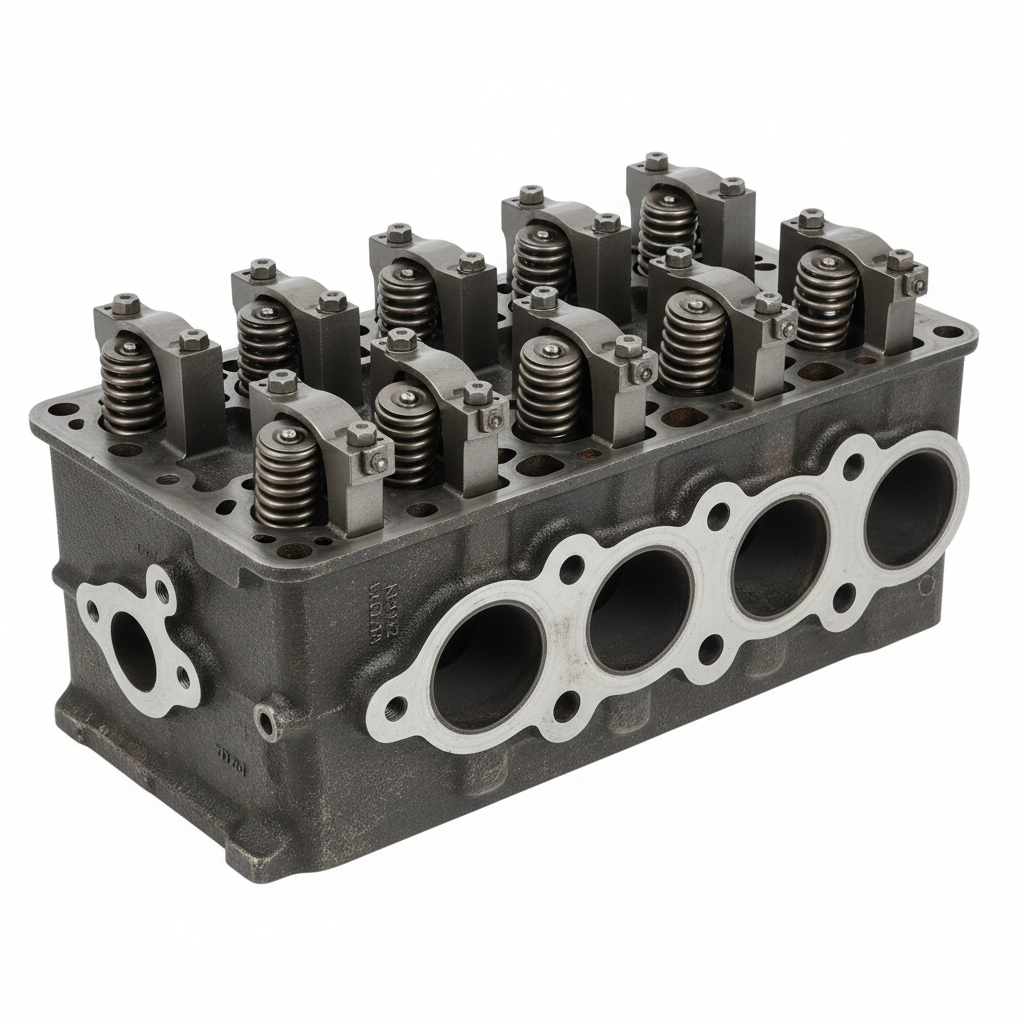Heavy truck cylinder head   product shot